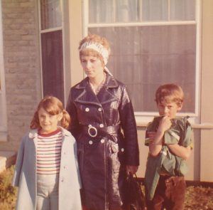 Grant, Allison, and Mom in Berkshire Village.